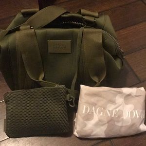 Olive green Dagne Dover purse